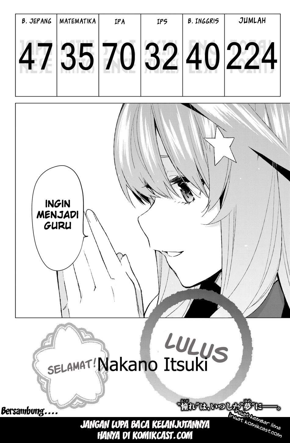 Go-toubun no Hanayome Chapter 57 Gambar 22