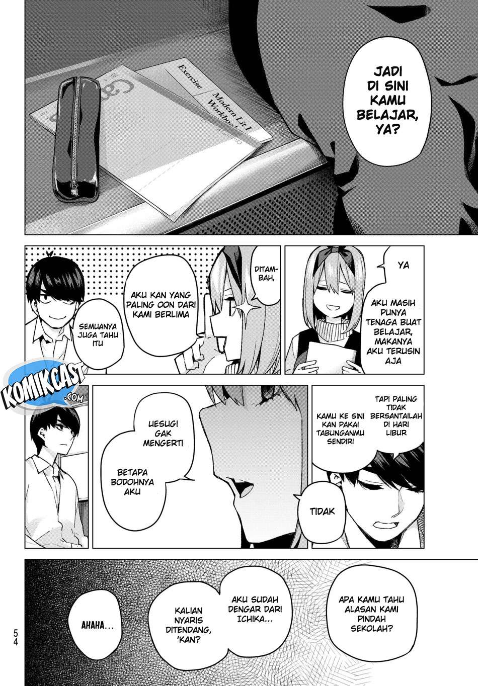Go-toubun no Hanayome Chapter 56 Gambar 12