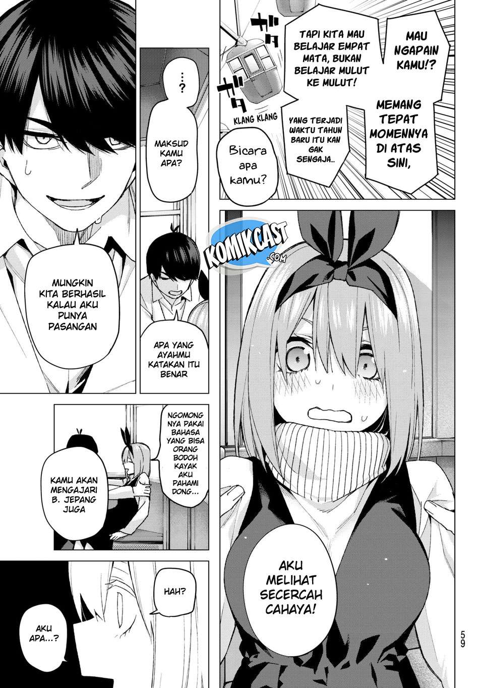 Go-toubun no Hanayome Chapter 56 Gambar 17