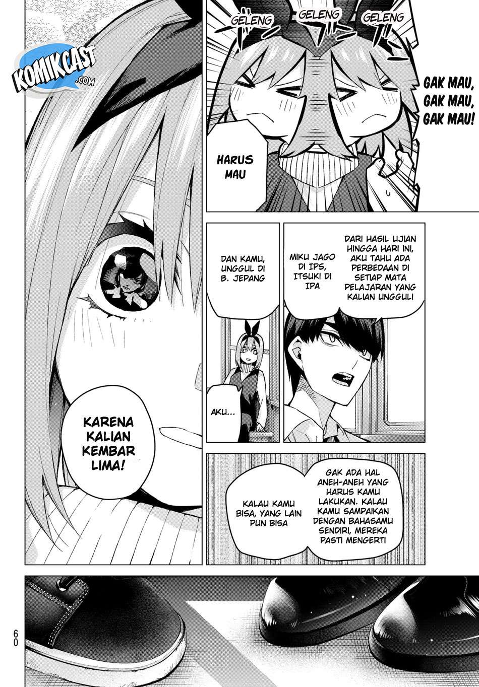 Go-toubun no Hanayome Chapter 56 Gambar 18