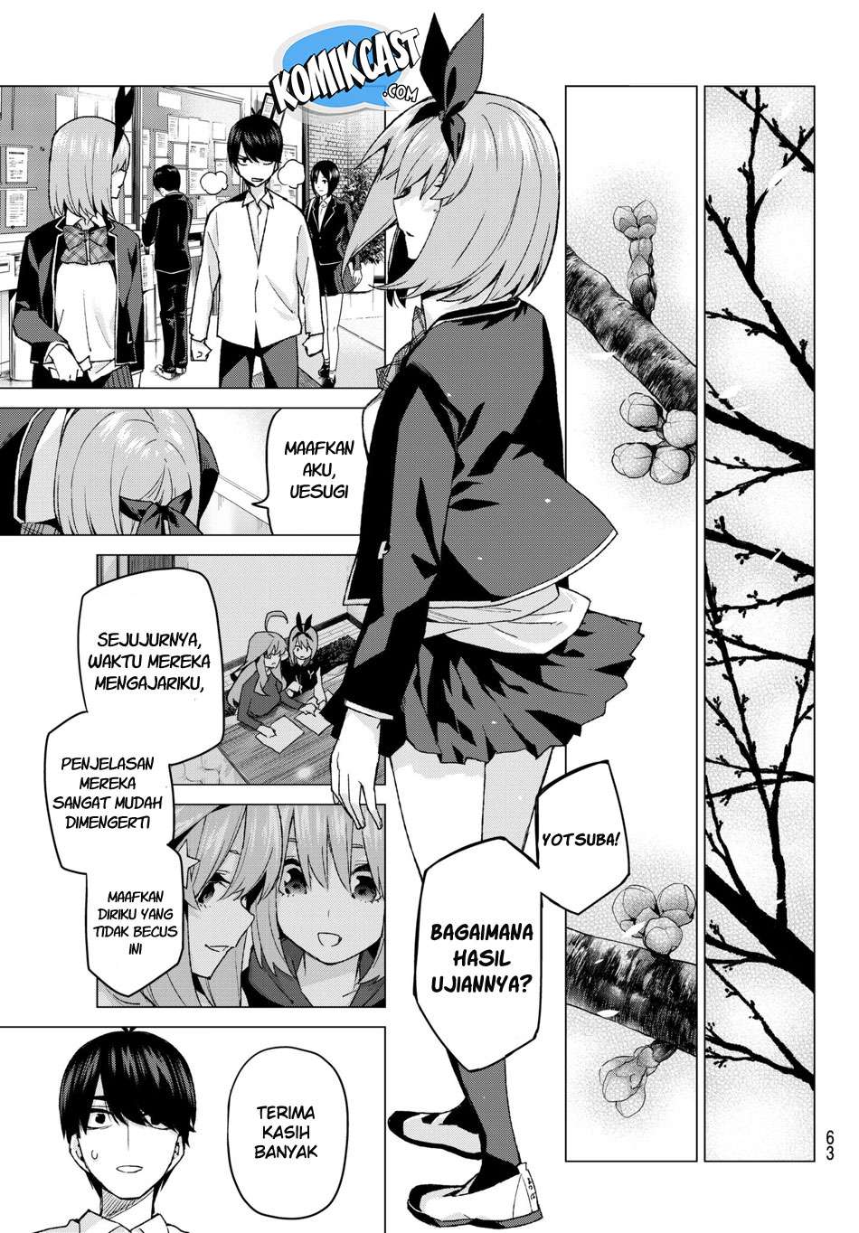 Go-toubun no Hanayome Chapter 56 Gambar 21