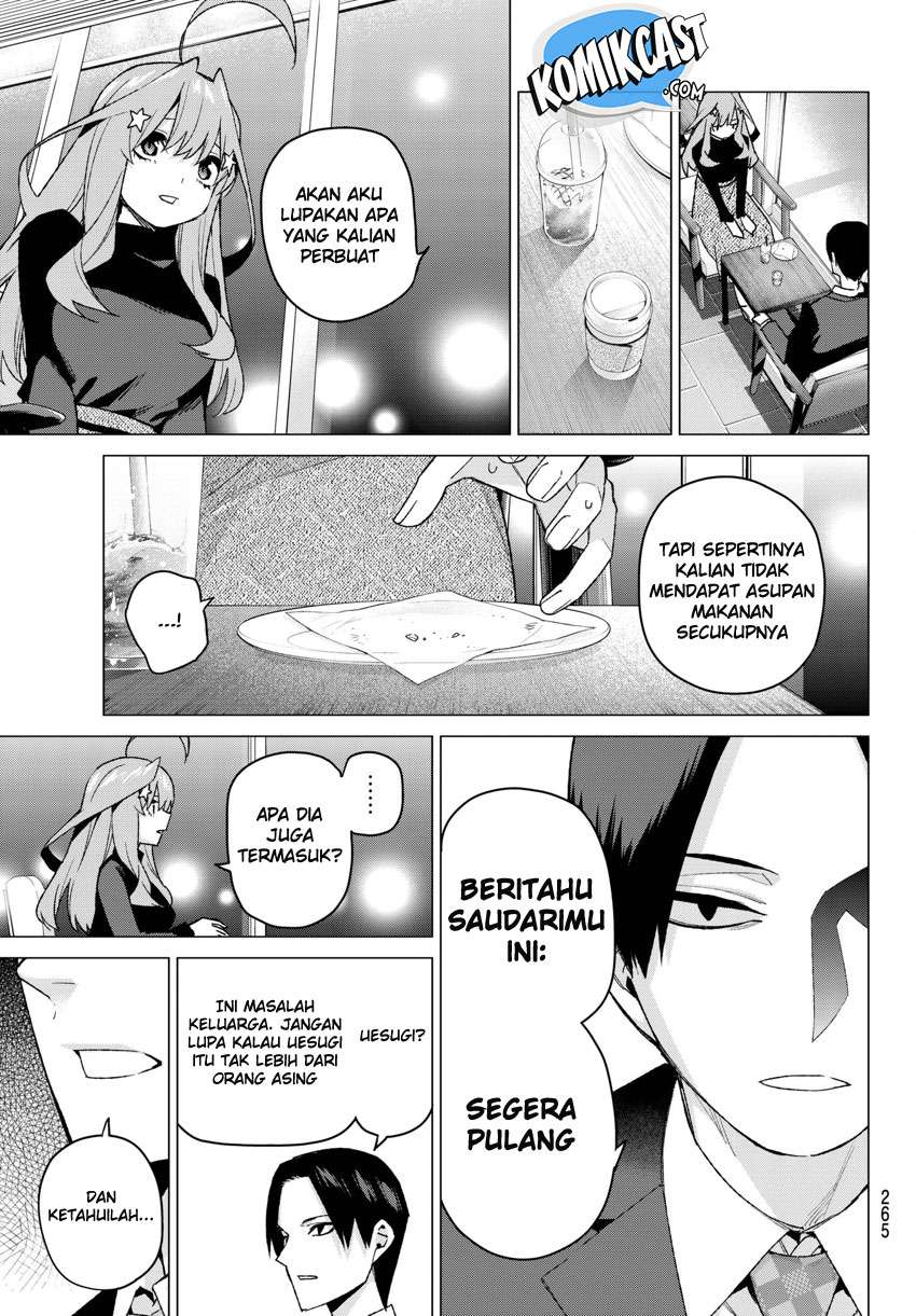 Go-toubun no Hanayome Chapter 54 Gambar 10