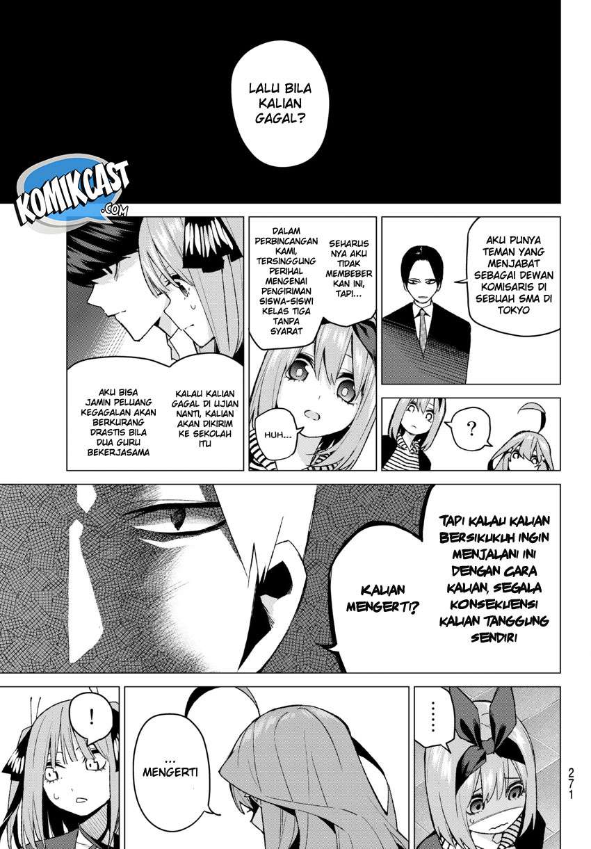 Go-toubun no Hanayome Chapter 54 Gambar 17