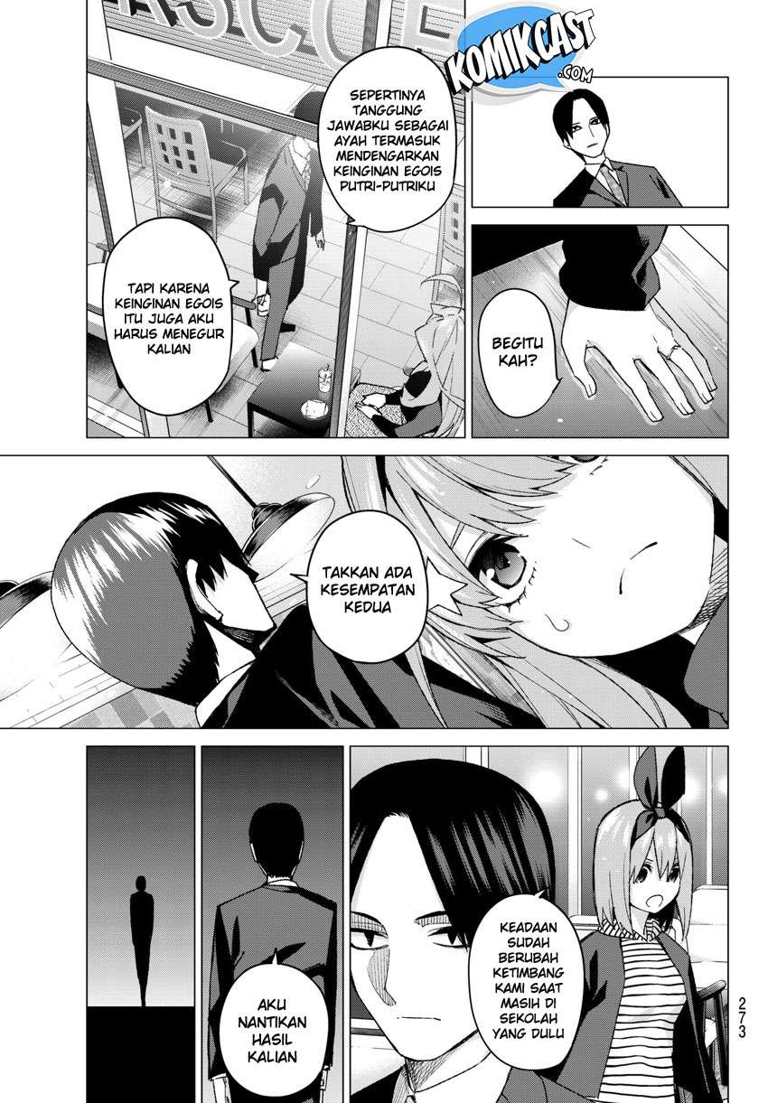 Go-toubun no Hanayome Chapter 54 Gambar 19