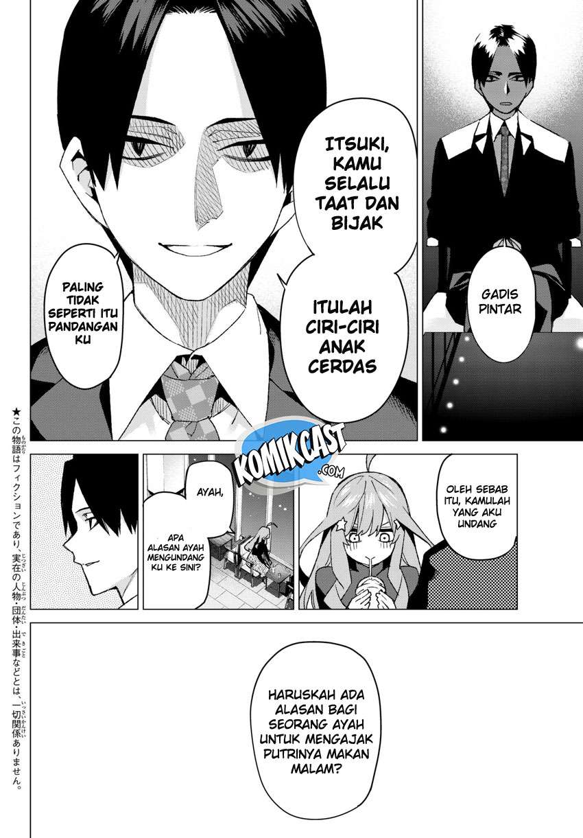 Go-toubun no Hanayome Chapter 54 Gambar 3