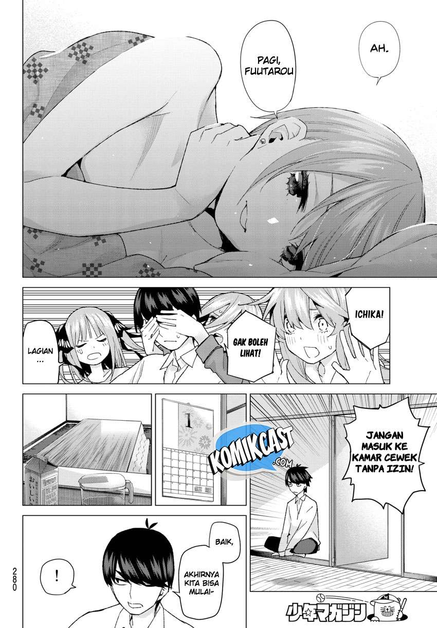Go-toubun no Hanayome Chapter 52 Gambar 5