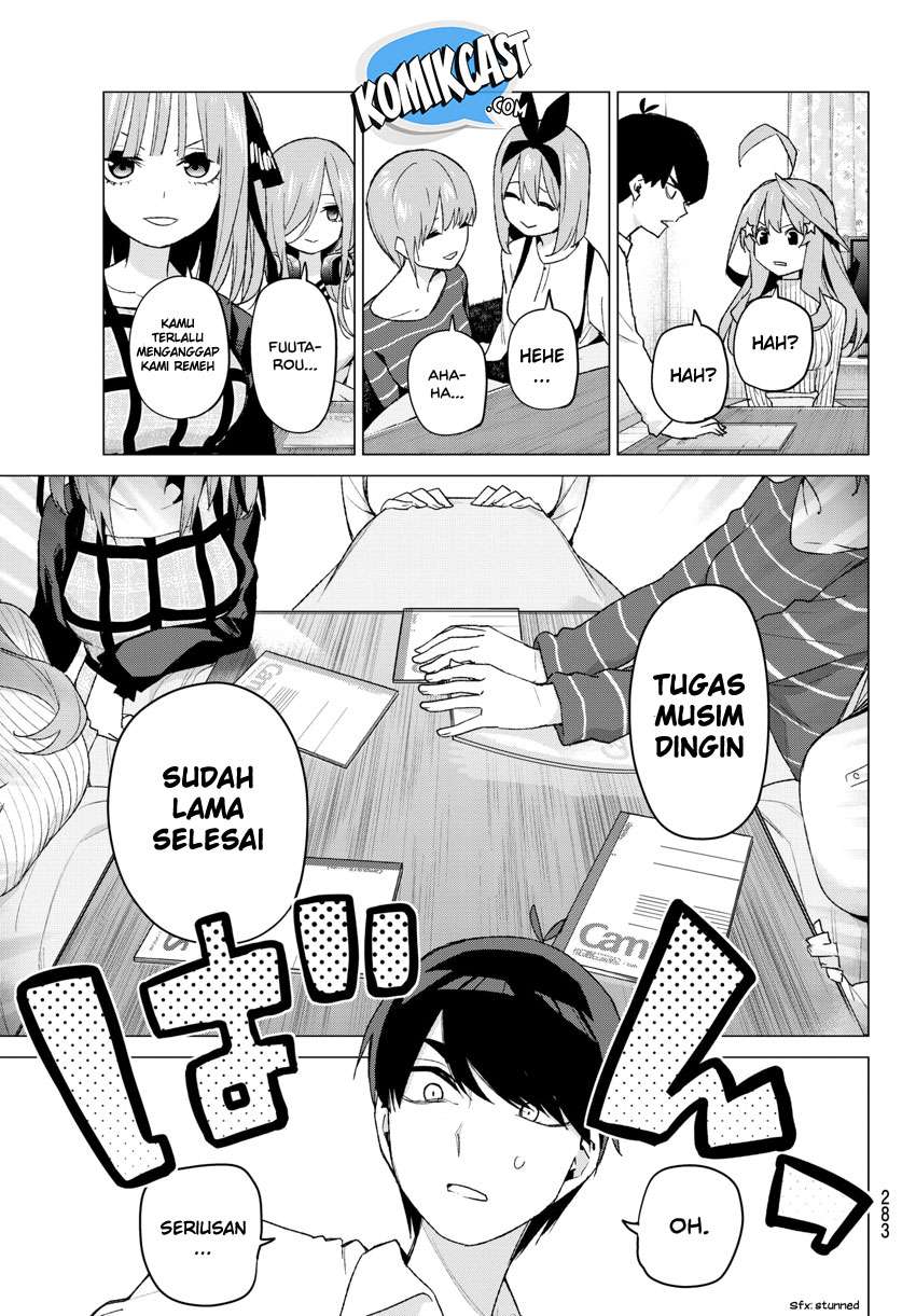Go-toubun no Hanayome Chapter 52 Gambar 8