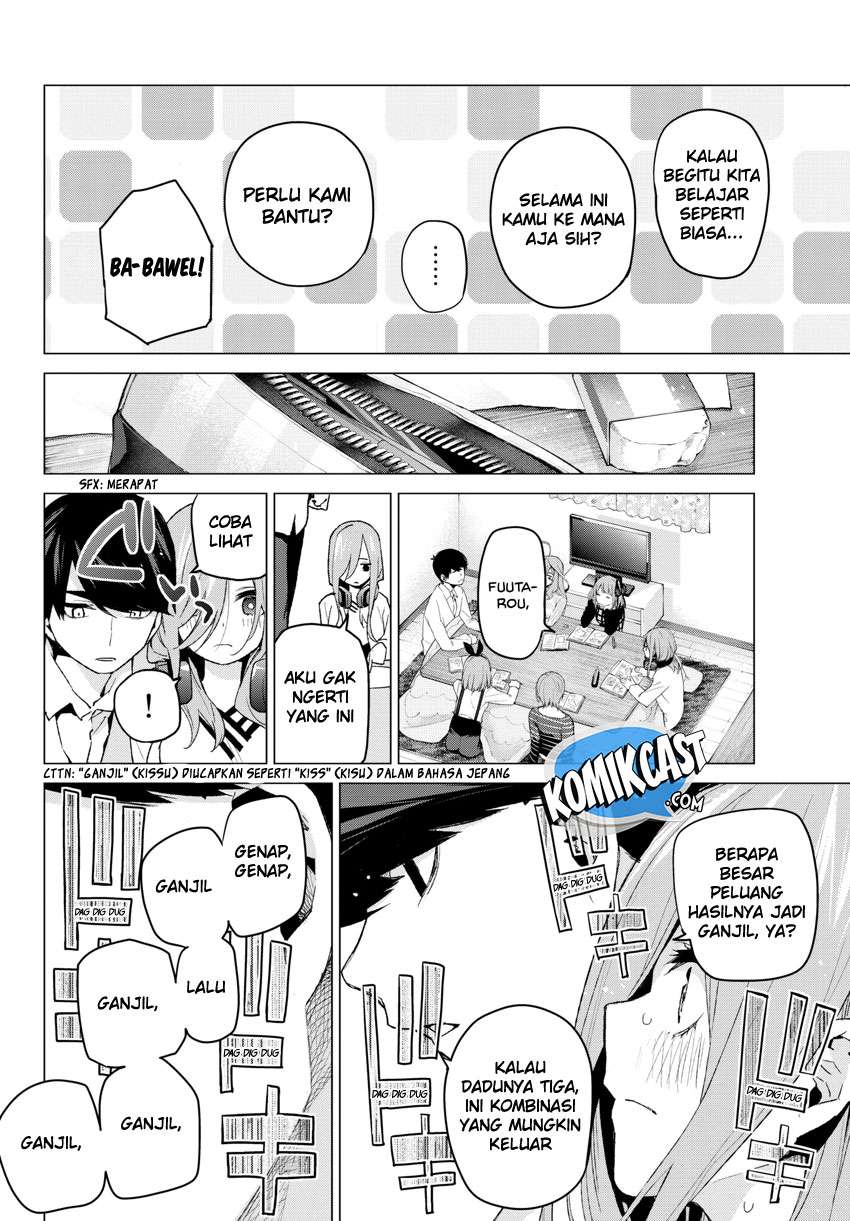 Go-toubun no Hanayome Chapter 52 Gambar 9