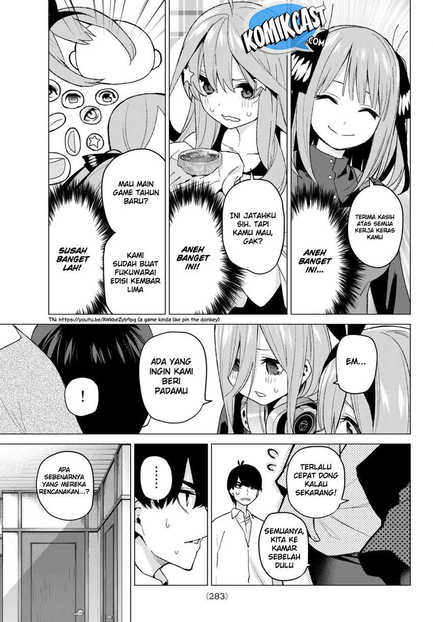 Go-toubun no Hanayome Chapter 51 Gambar 11
