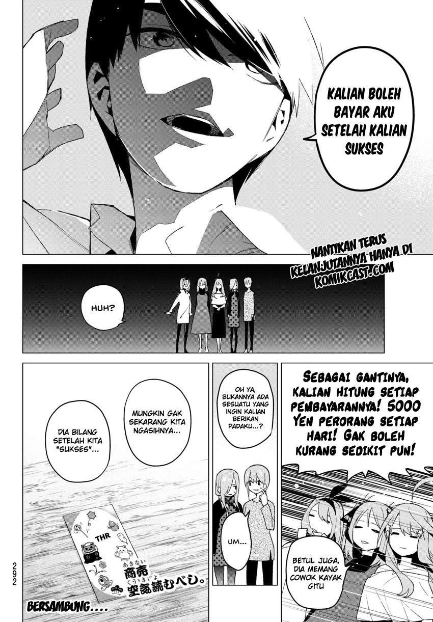 Go-toubun no Hanayome Chapter 51 Gambar 21