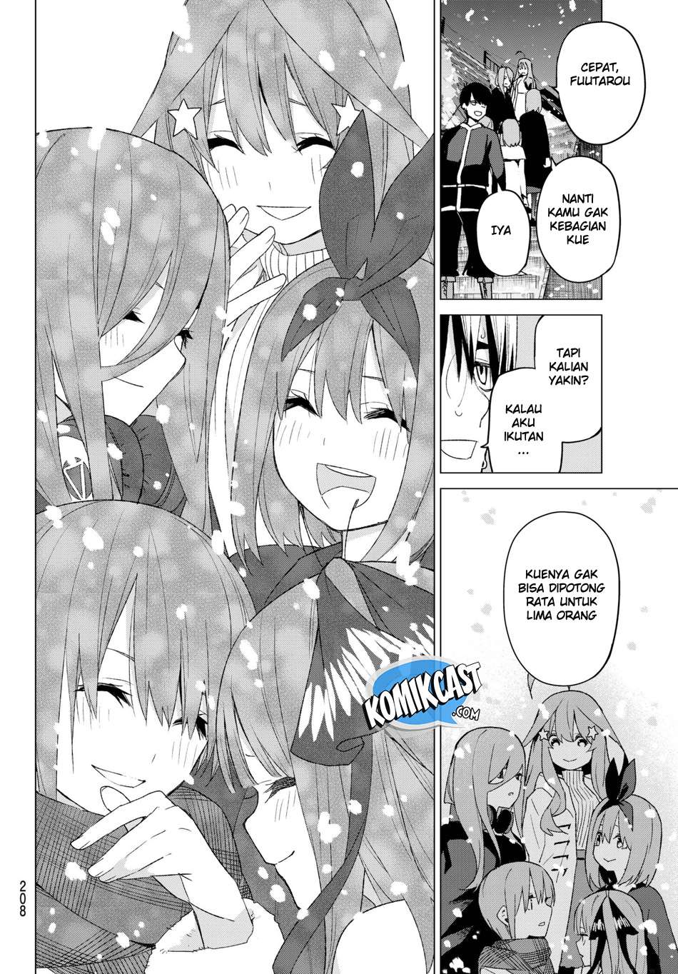 Go-toubun no Hanayome Chapter 50 Gambar 19