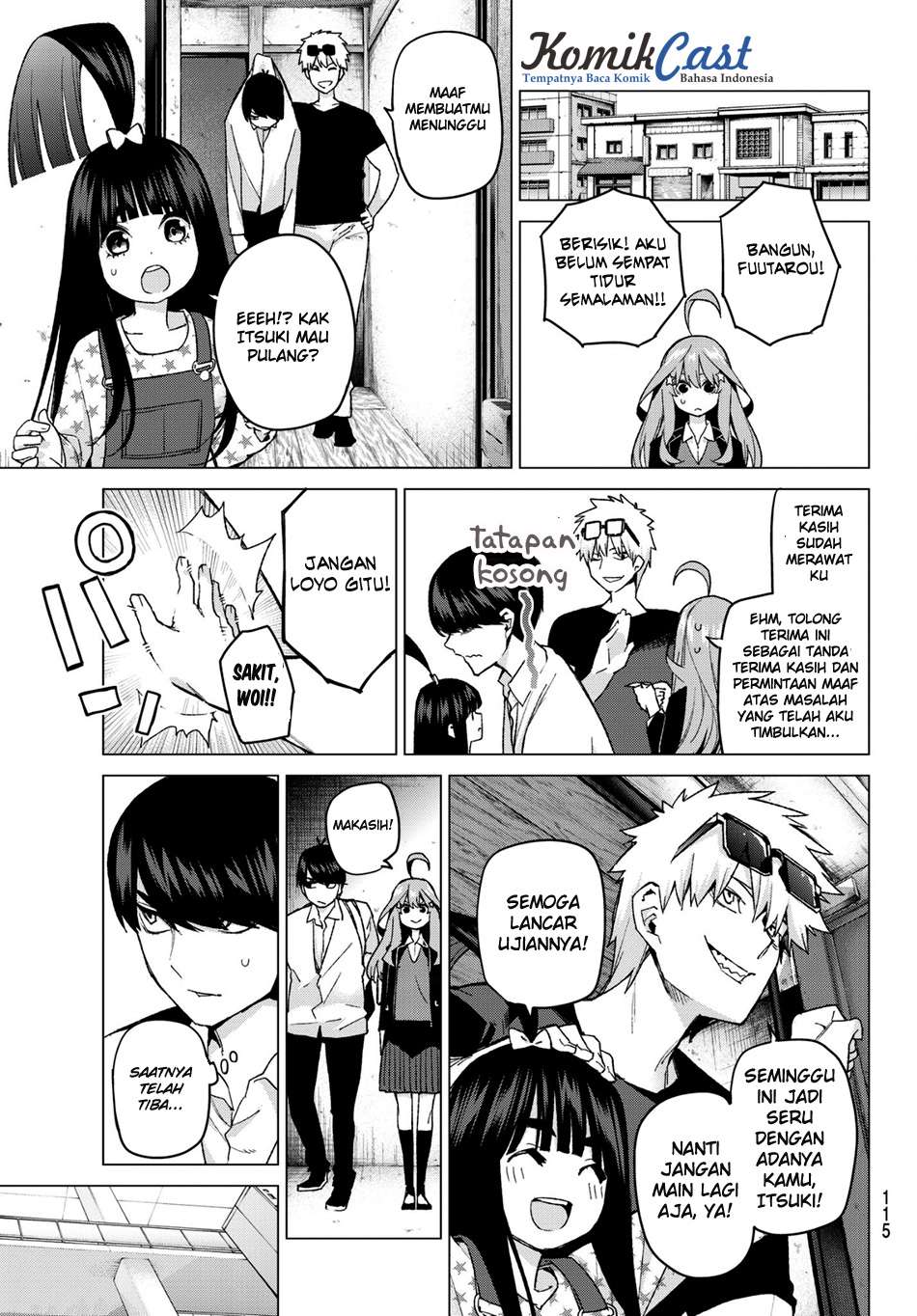 Go-toubun no Hanayome Chapter 48 Gambar 13