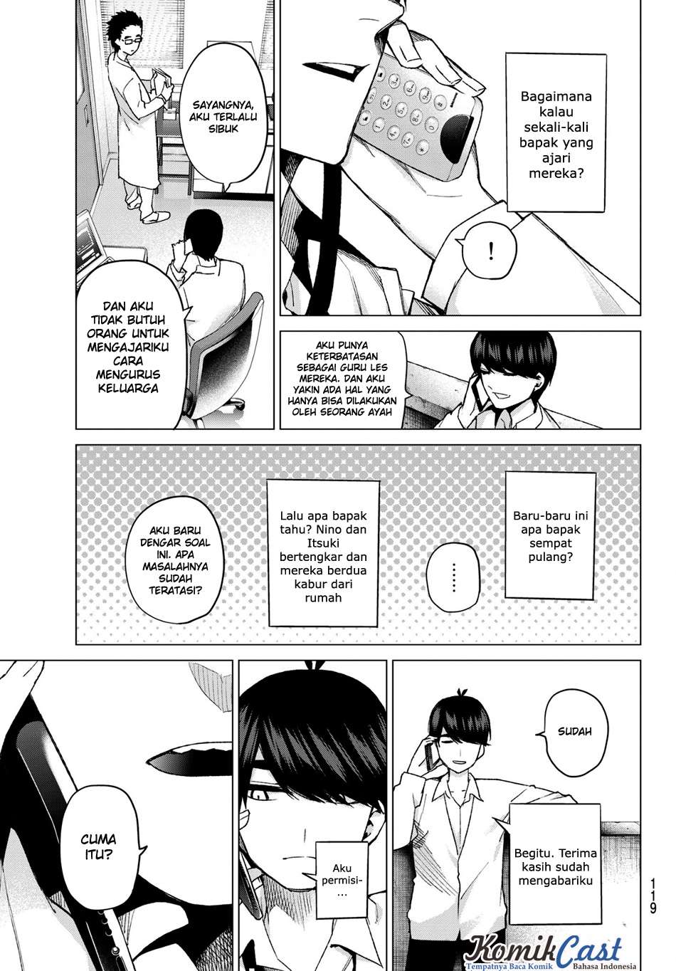 Go-toubun no Hanayome Chapter 48 Gambar 17