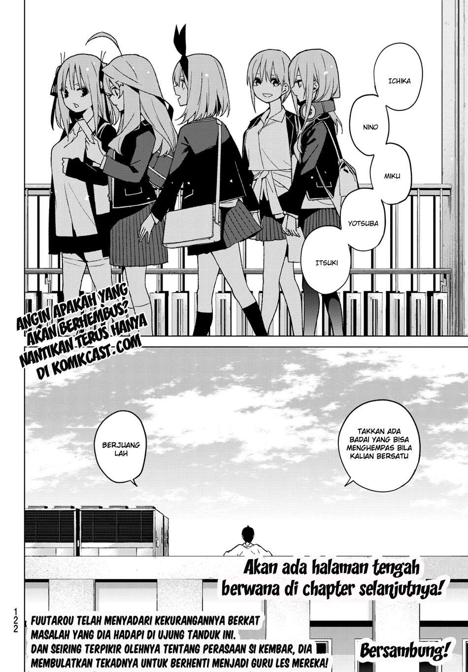 Go-toubun no Hanayome Chapter 48 Gambar 20