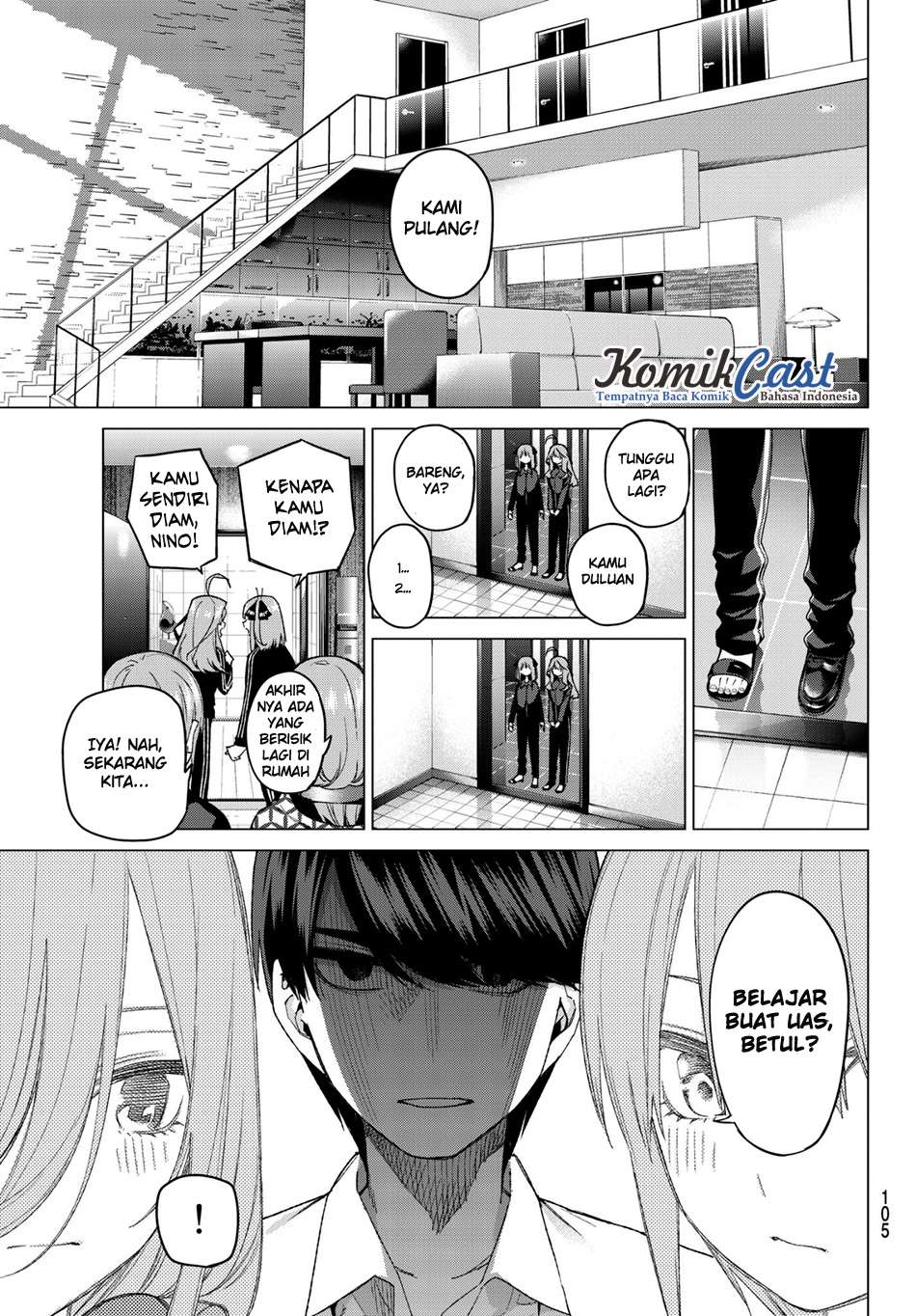 Go-toubun no Hanayome Chapter 48 Gambar 4