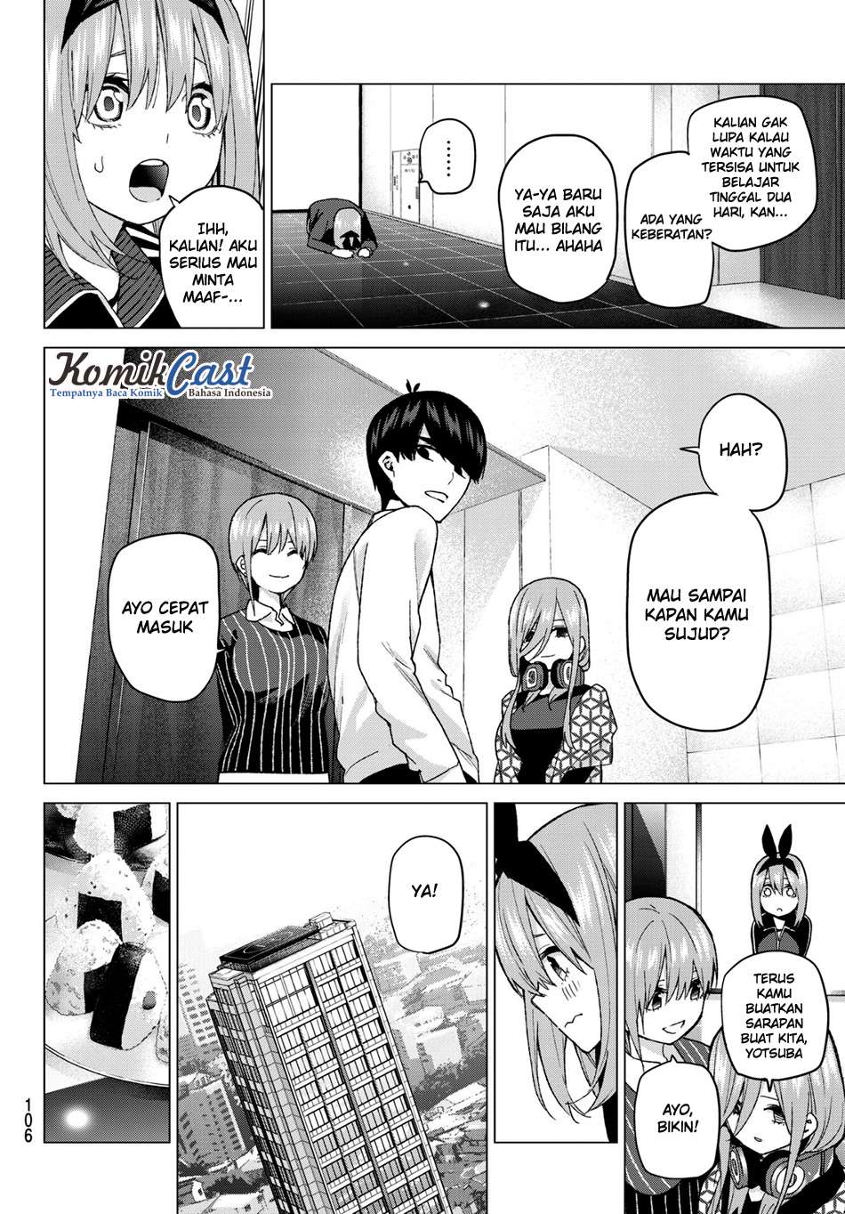 Go-toubun no Hanayome Chapter 48 Gambar 5