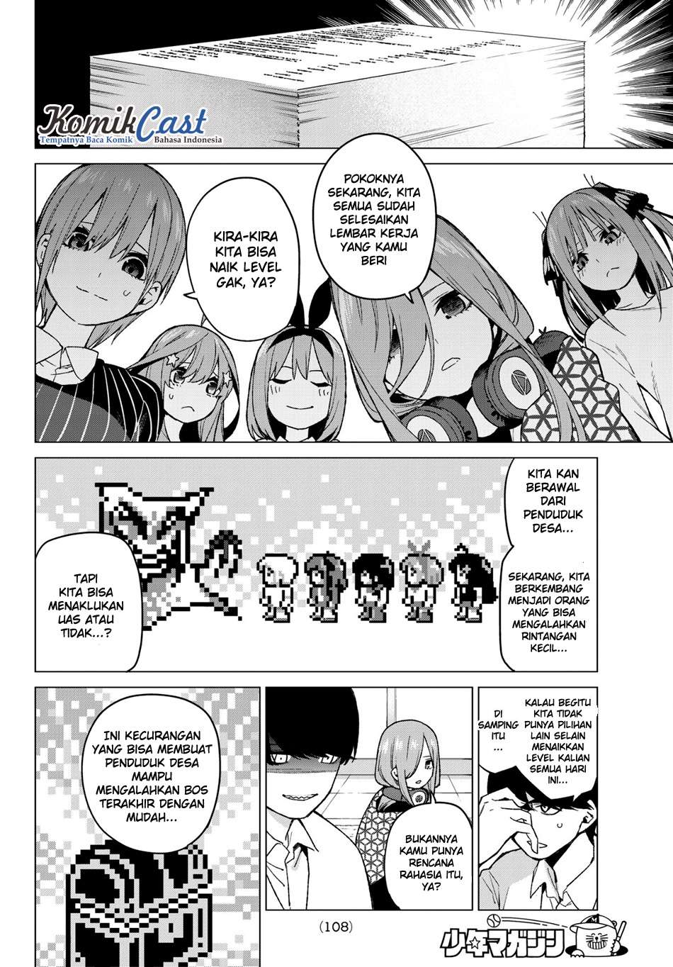 Go-toubun no Hanayome Chapter 48 Gambar 7