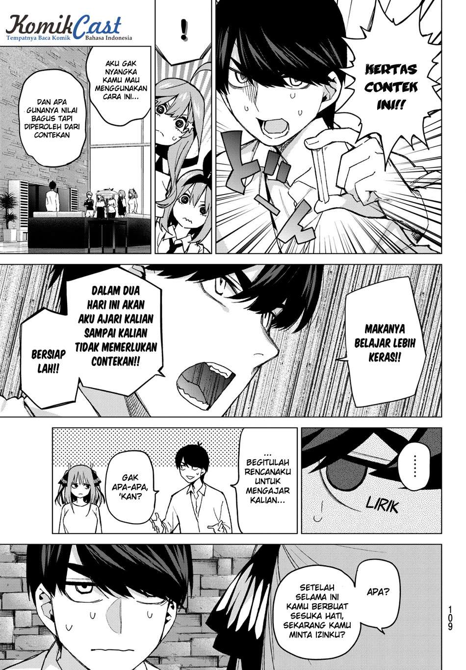 Go-toubun no Hanayome Chapter 48 Gambar 8