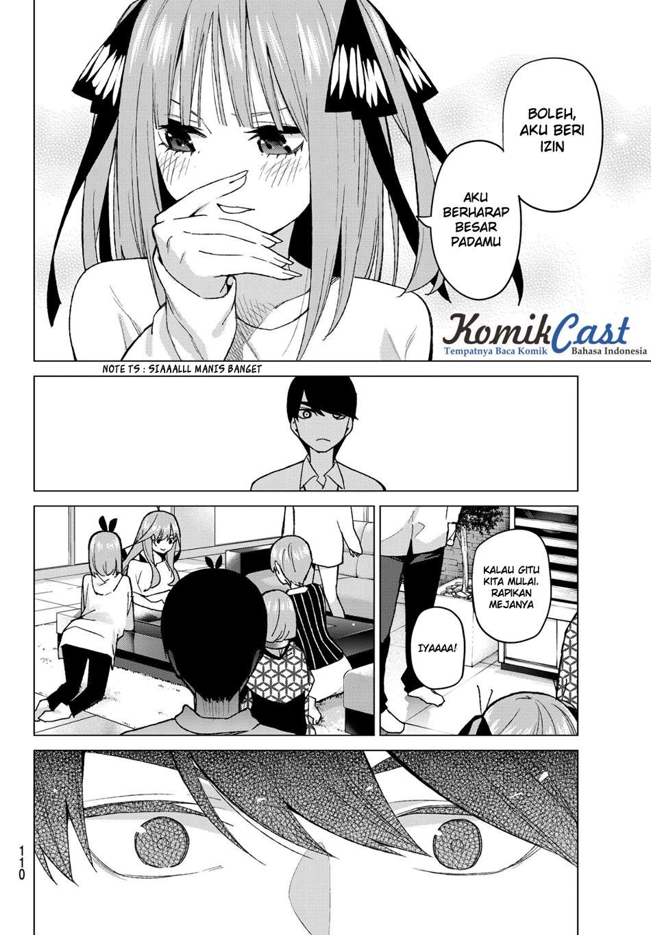 Go-toubun no Hanayome Chapter 48 Gambar 9