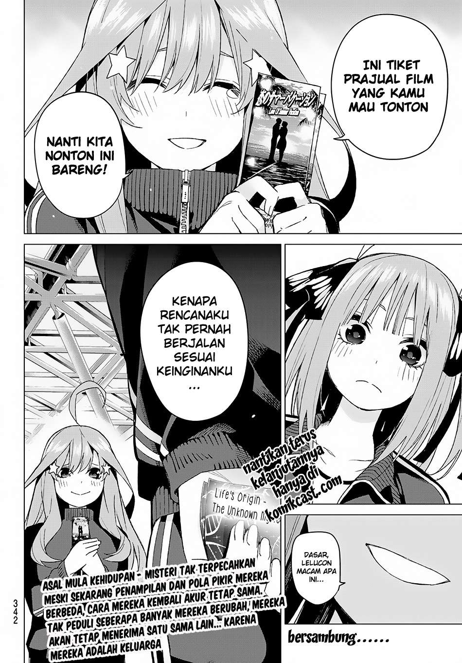 Go-toubun no Hanayome Chapter 47 Gambar 20