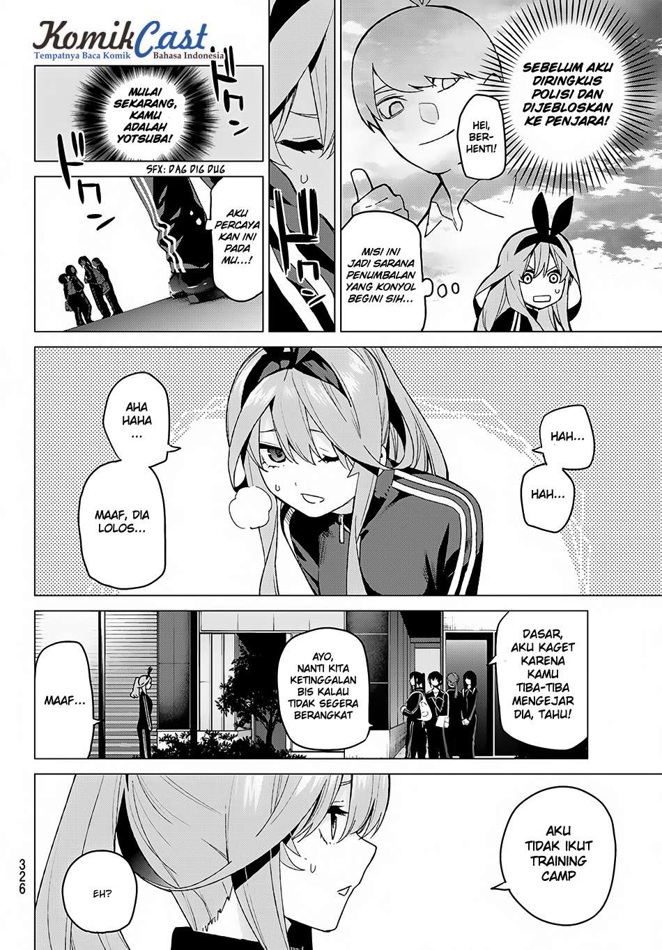 Go-toubun no Hanayome Chapter 47 Gambar 5