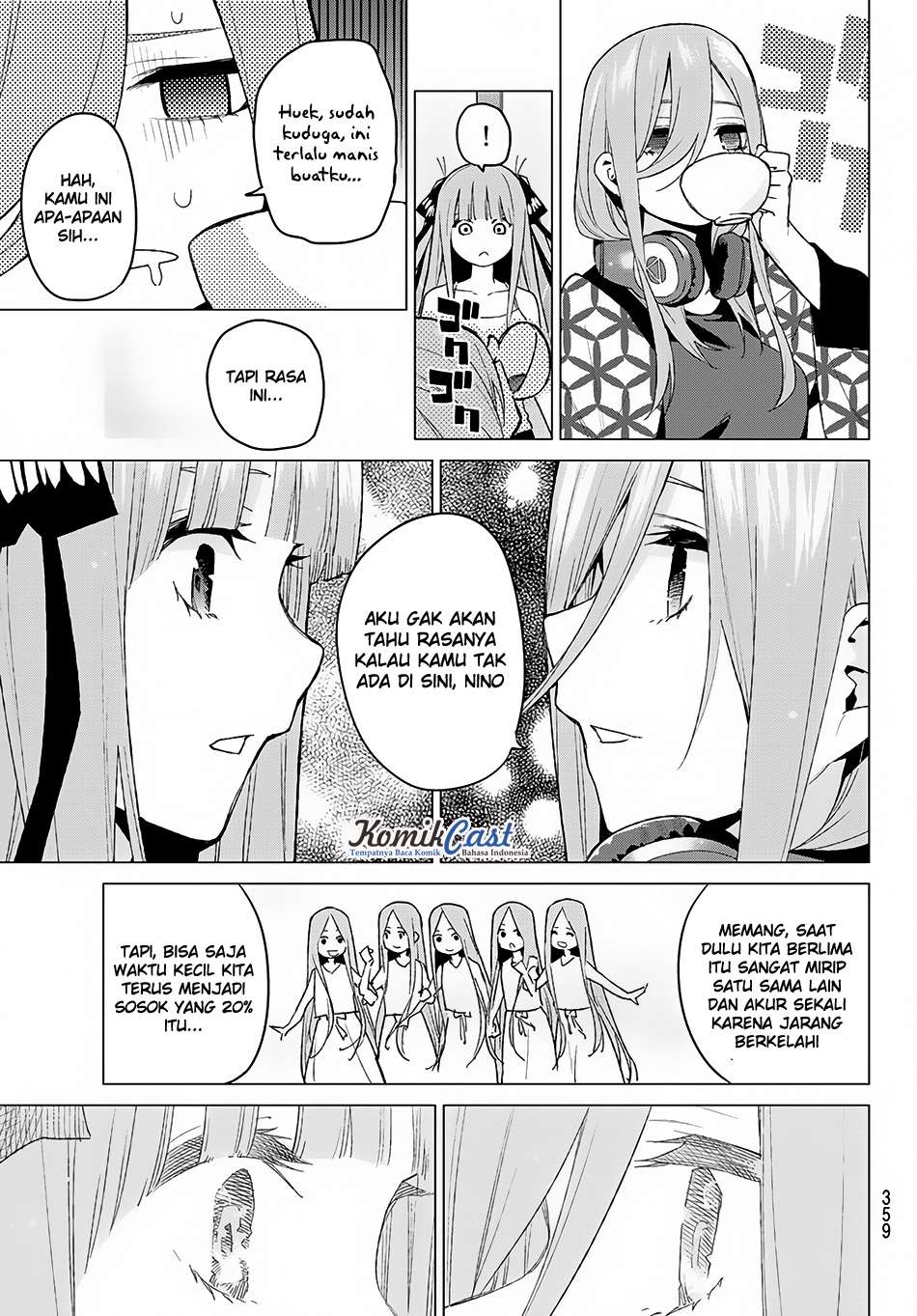 Go-toubun no Hanayome Chapter 46 Gambar 14