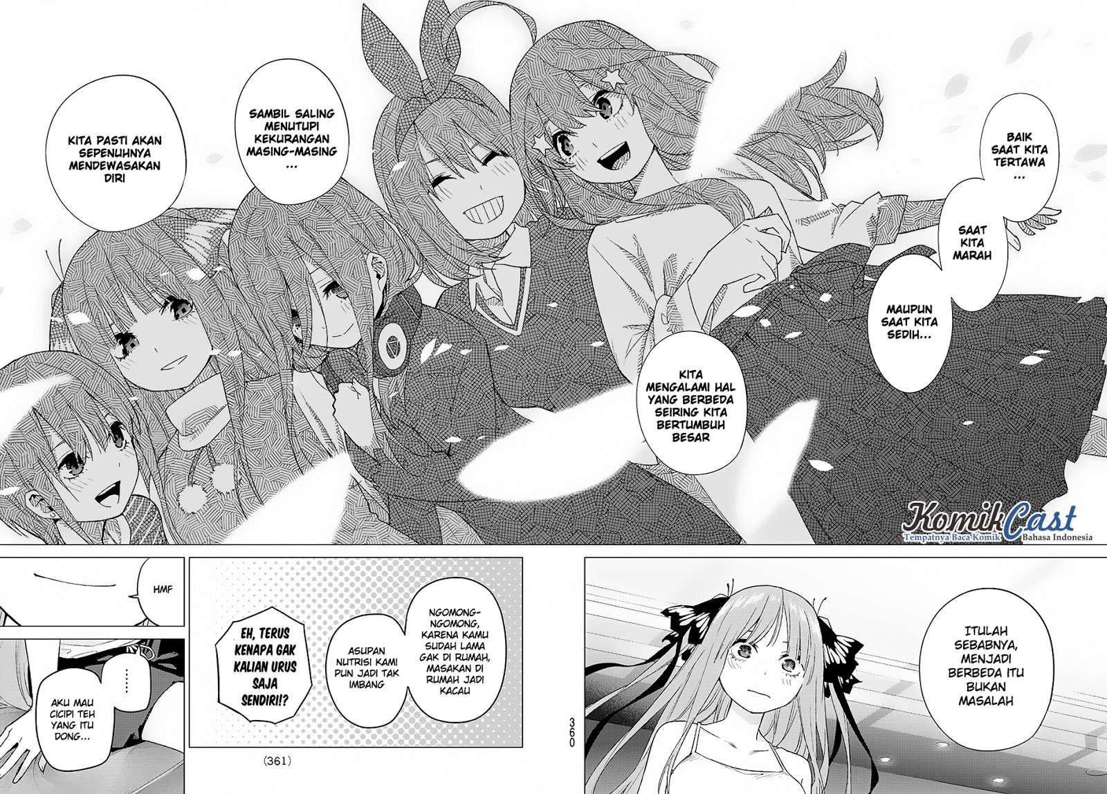 Go-toubun no Hanayome Chapter 46 Gambar 15