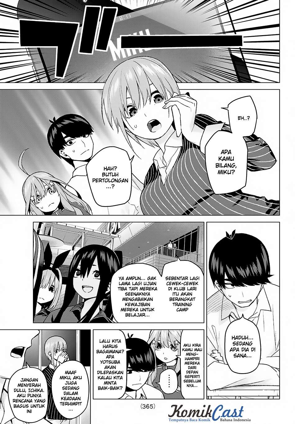 Go-toubun no Hanayome Chapter 46 Gambar 19