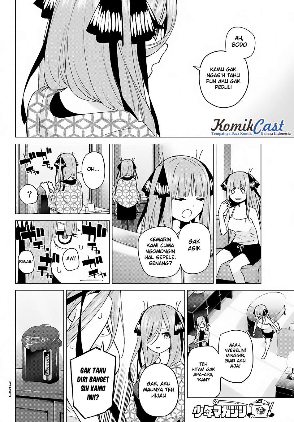 Go-toubun no Hanayome Chapter 46 Gambar 5