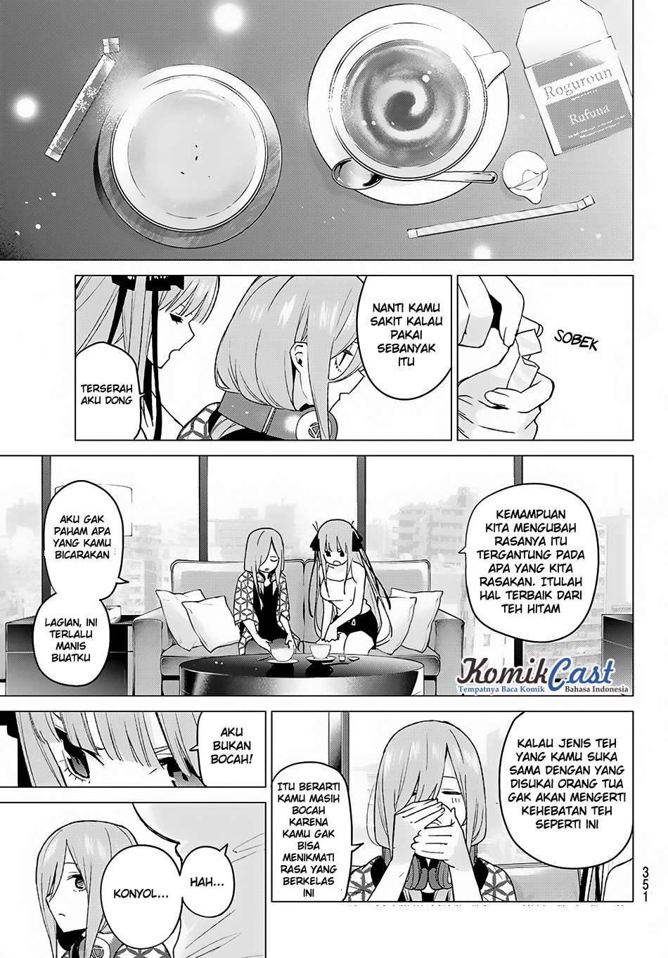 Go-toubun no Hanayome Chapter 46 Gambar 6