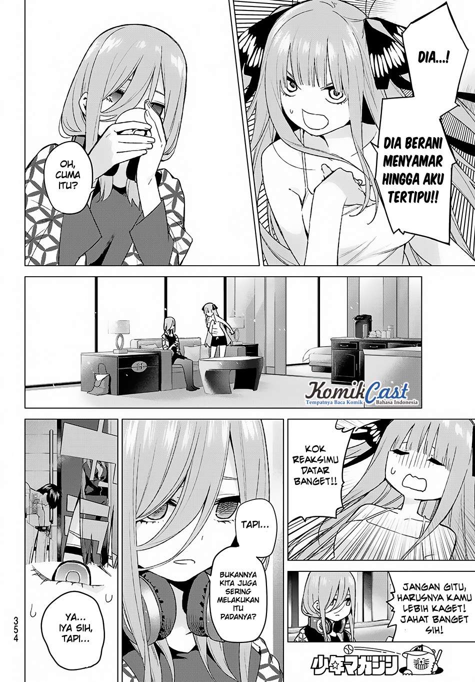 Go-toubun no Hanayome Chapter 46 Gambar 9