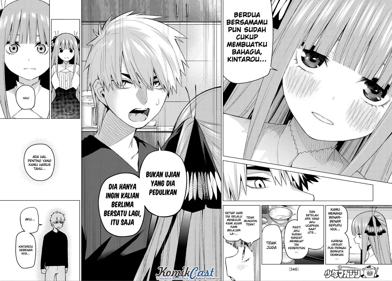 Go-toubun no Hanayome Chapter 44 Gambar 12