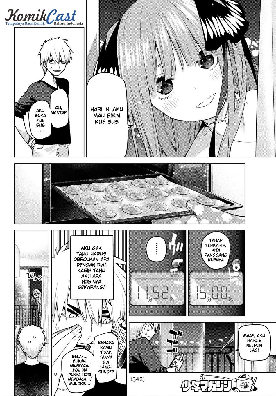 Go-toubun no Hanayome Chapter 44 Gambar 8