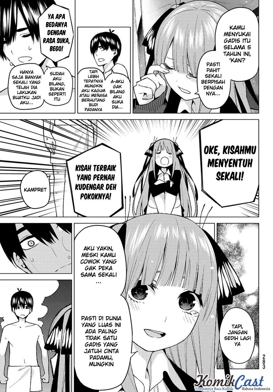 Go-toubun no Hanayome Chapter 43 Gambar 10