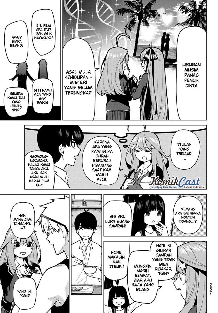 Go-toubun no Hanayome Chapter 43 Gambar 14