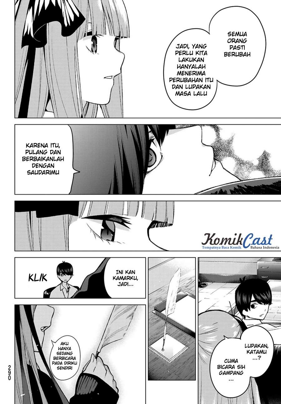 Go-toubun no Hanayome Chapter 43 Gambar 17