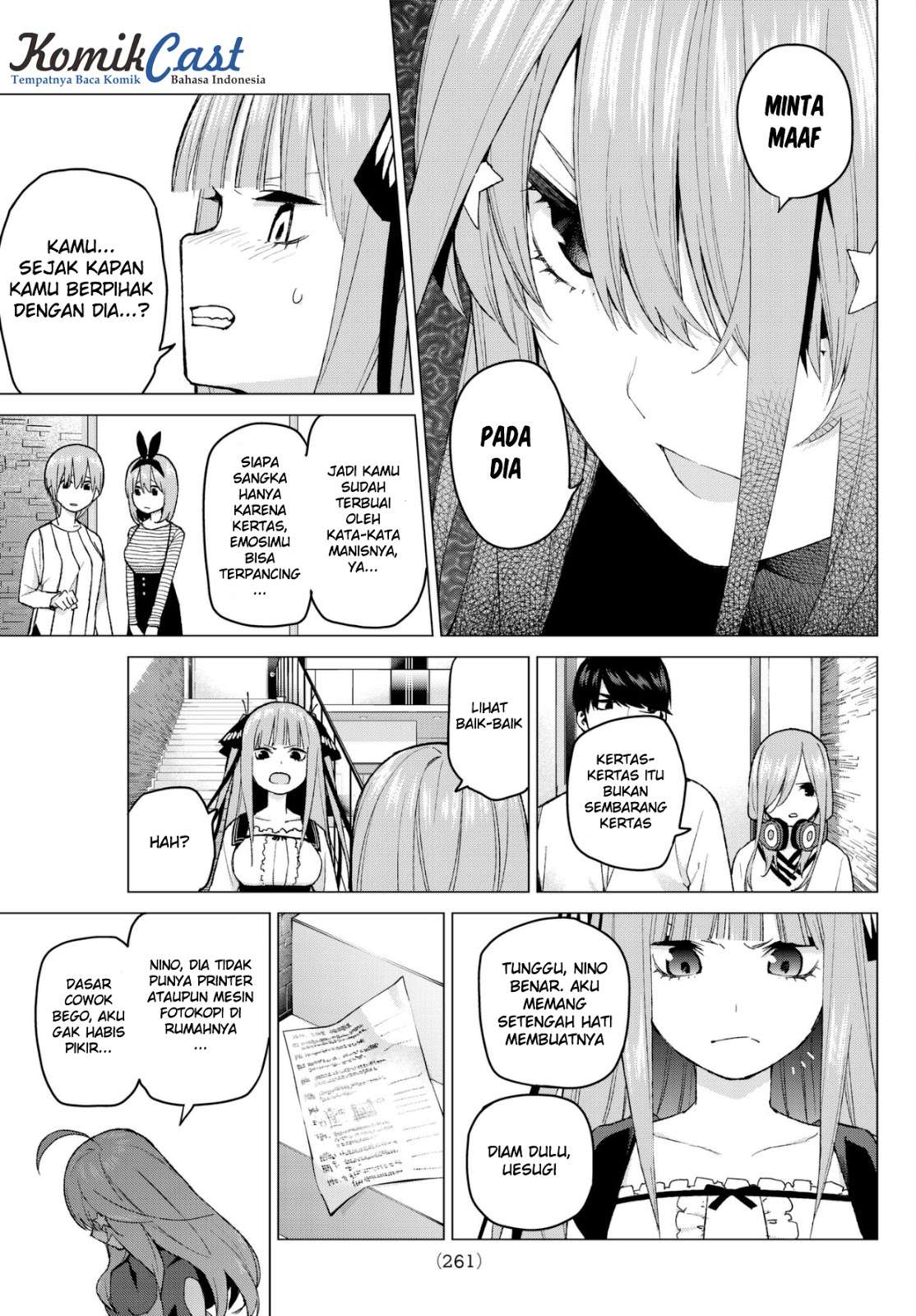 Go-toubun no Hanayome Chapter 40 Gambar 5