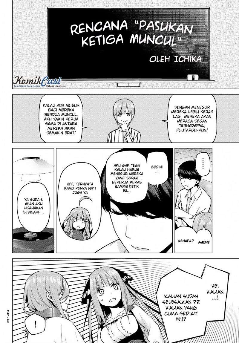 Go-toubun no Hanayome Chapter 39 Gambar 14
