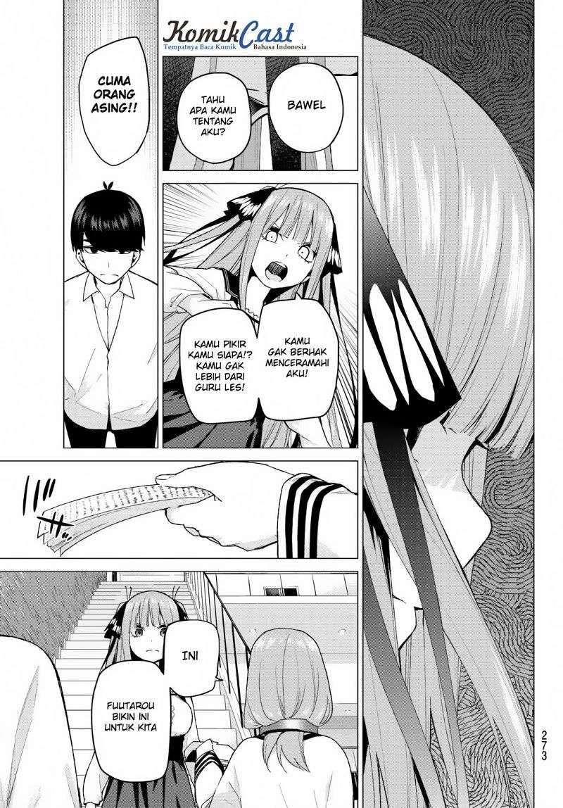 Go-toubun no Hanayome Chapter 39 Gambar 17