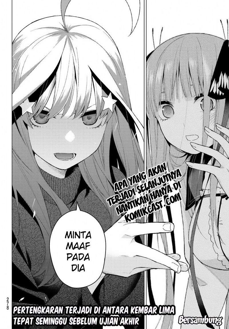 Go-toubun no Hanayome Chapter 39 Gambar 22