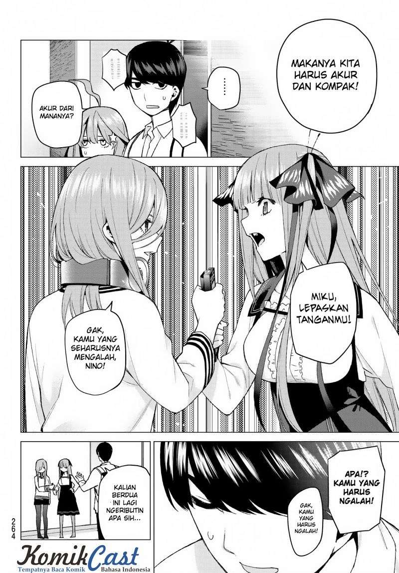Go-toubun no Hanayome Chapter 39 Gambar 8