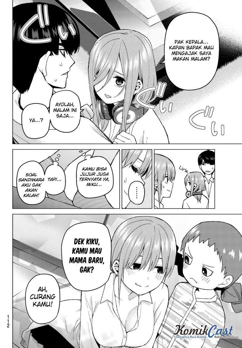 Go-toubun no Hanayome Chapter 38 Gambar 12