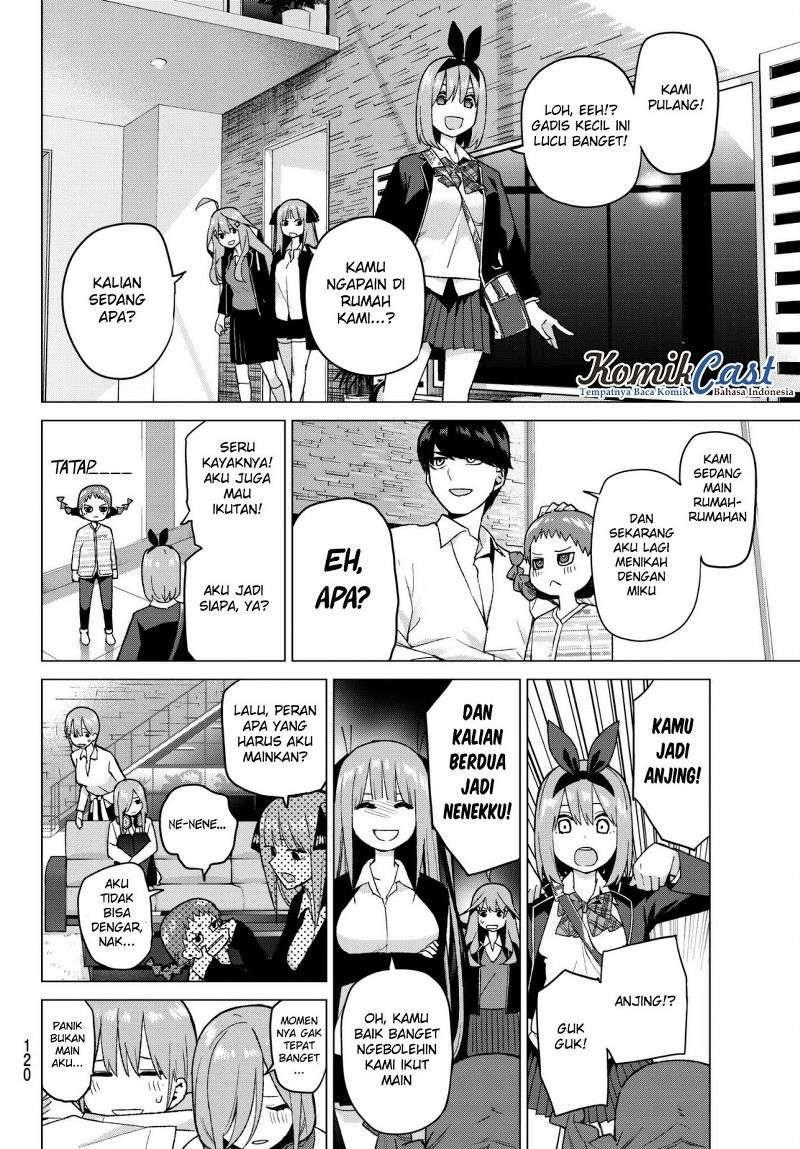 Go-toubun no Hanayome Chapter 38 Gambar 18