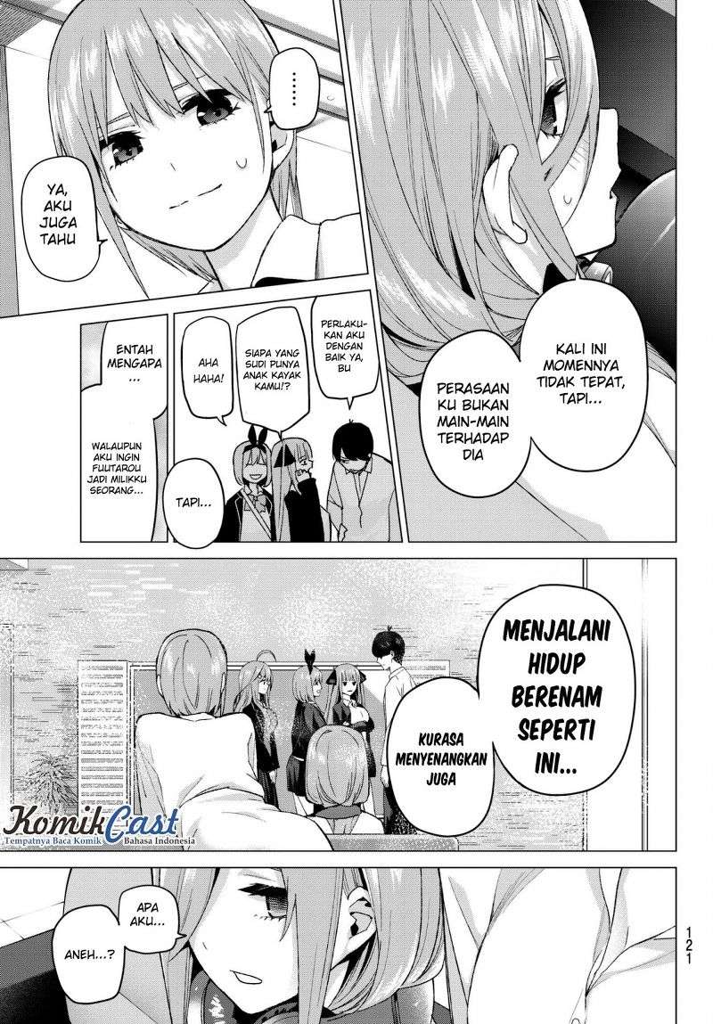 Go-toubun no Hanayome Chapter 38 Gambar 19