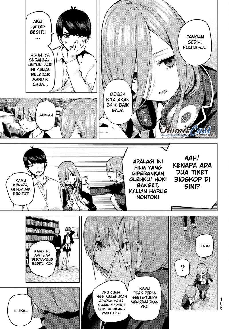 Go-toubun no Hanayome Chapter 38 Gambar 5