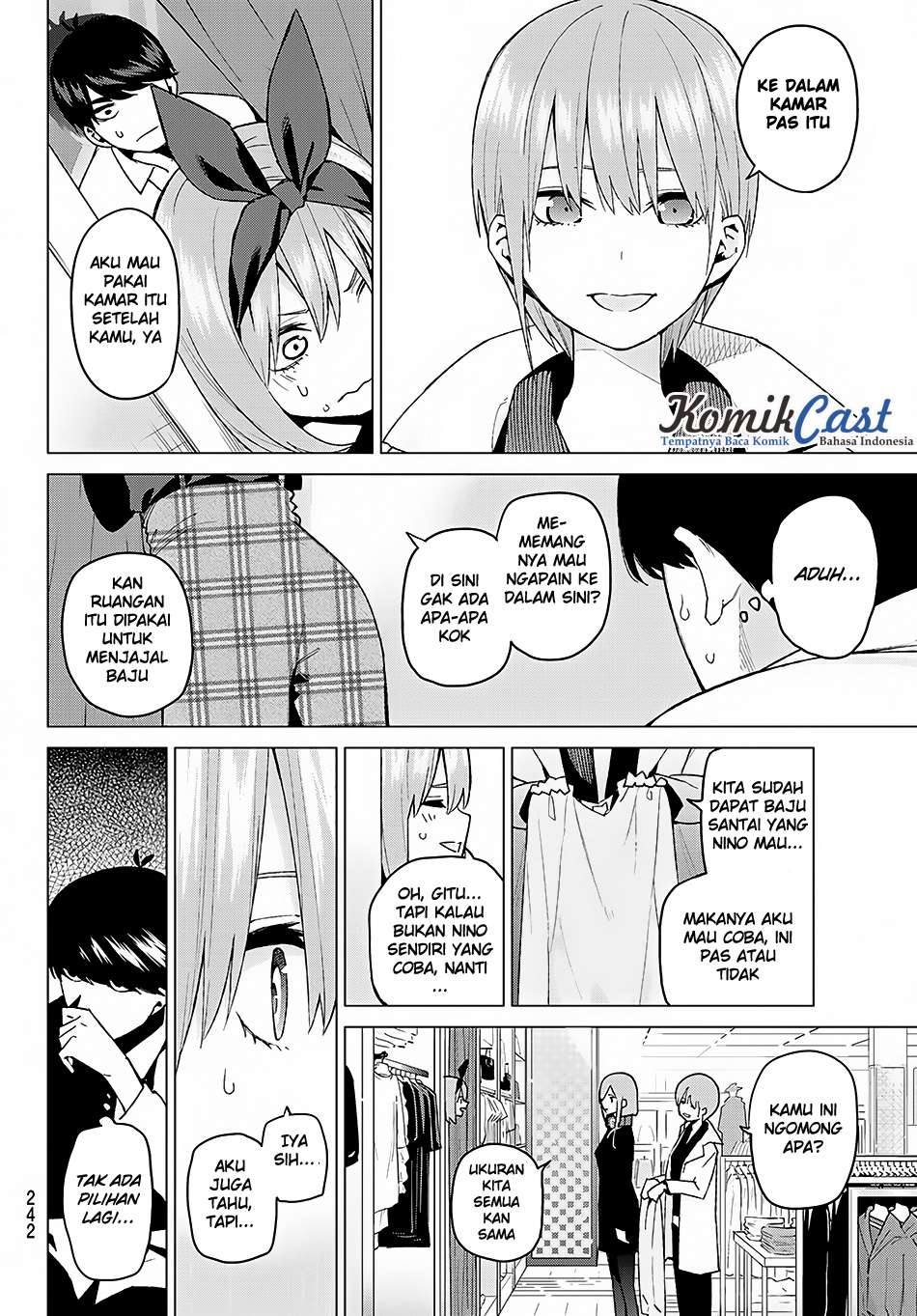 Go-toubun no Hanayome Chapter 37 Gambar 6