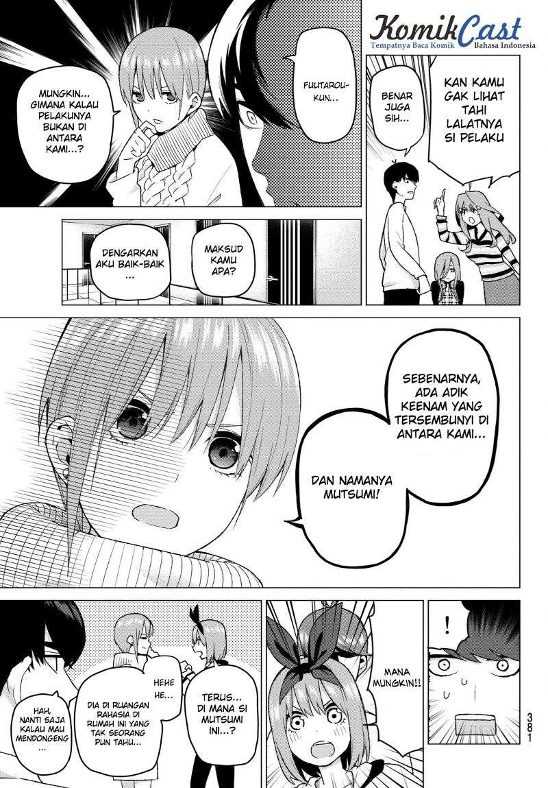 Go-toubun no Hanayome Chapter 35 Gambar 10