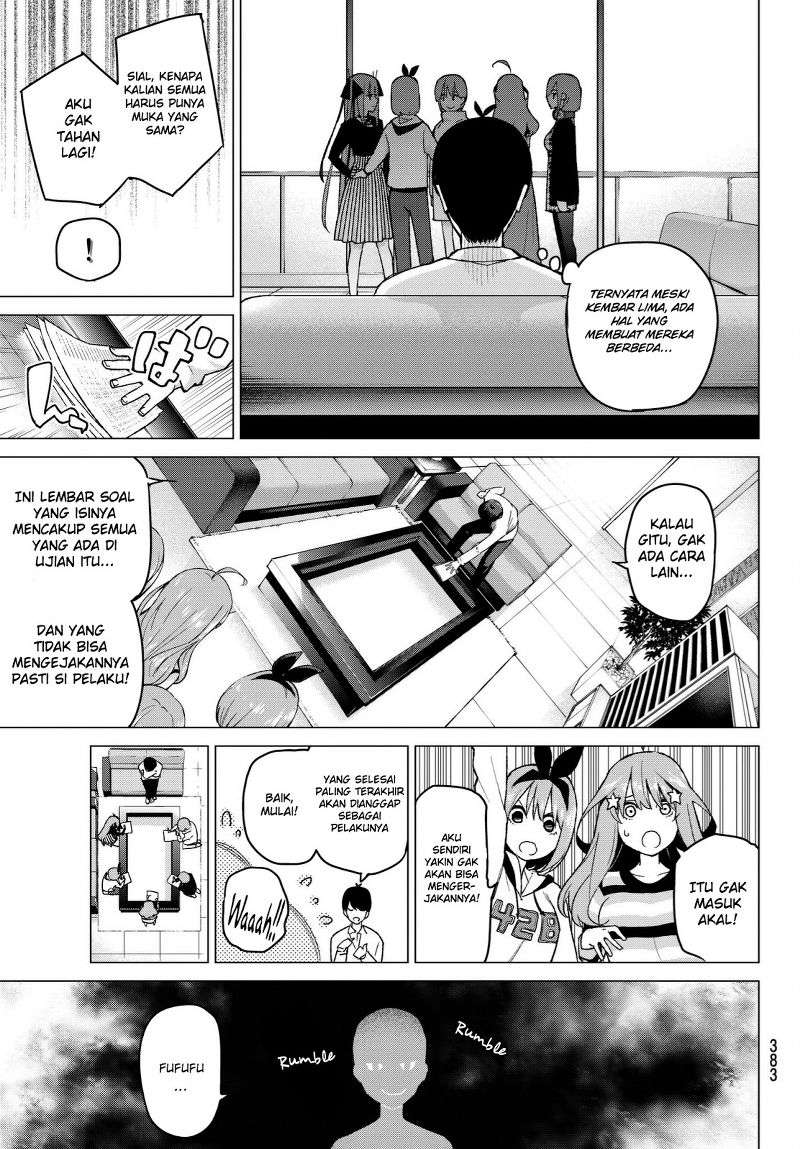 Go-toubun no Hanayome Chapter 35 Gambar 12