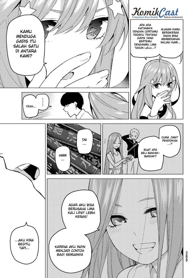 Go-toubun no Hanayome Chapter 35 Gambar 18