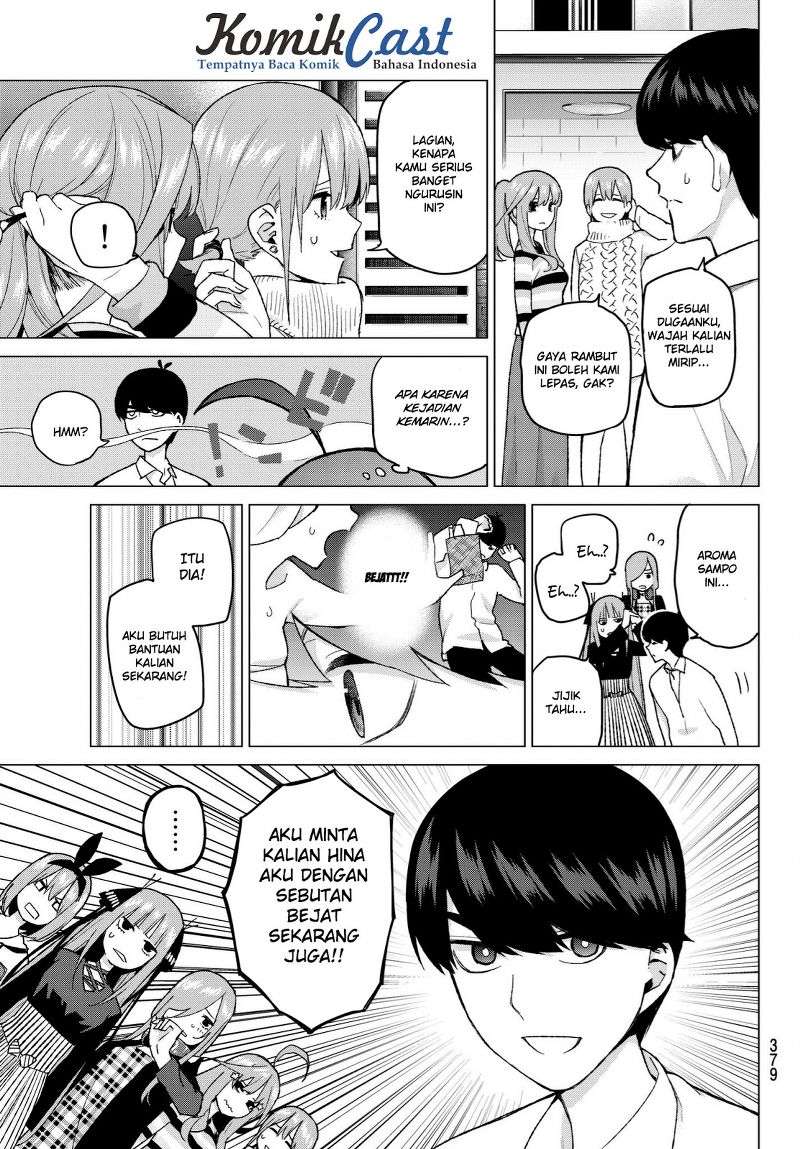 Go-toubun no Hanayome Chapter 35 Gambar 8